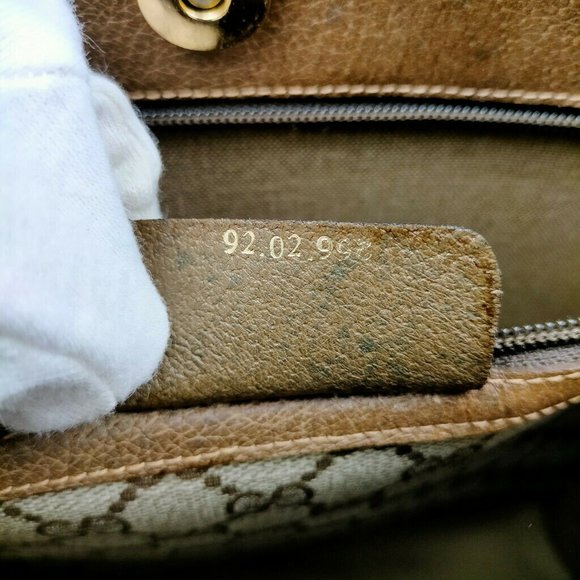 Auth Gucci Tote Bag Pvc Brown #26962G22 - Picture 9 of 9